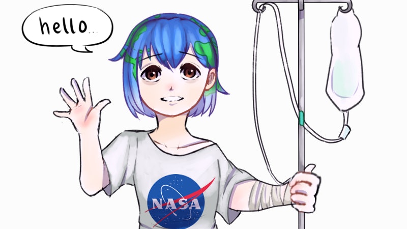 【地平說續集】萌化擬人無極限 網民創作地球娘Earth-Chan推環保 【地平說續集】萌化擬人無極限 網民創作地球娘Earth-Chan推環保