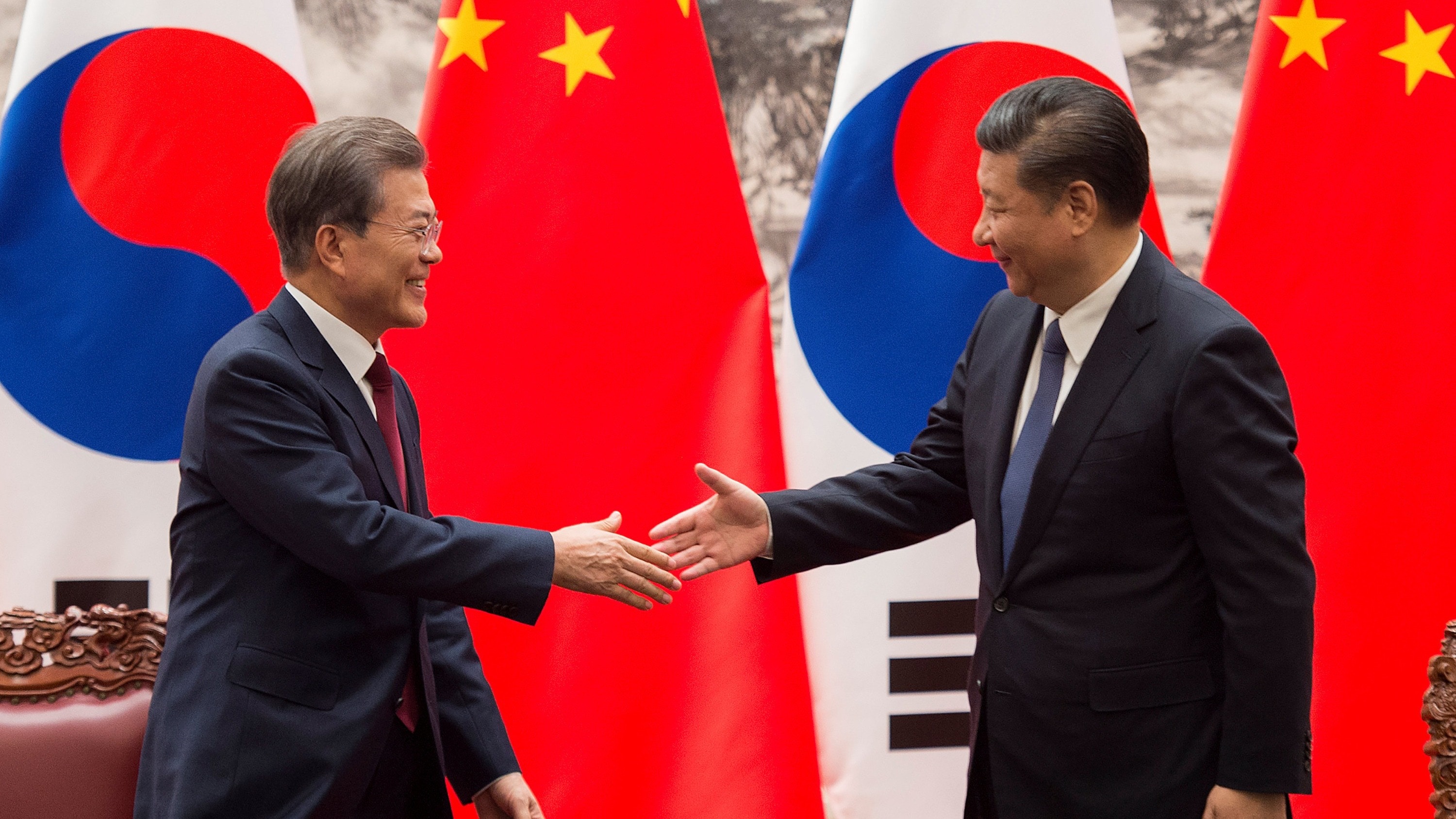 文在寅訪華成果乏善足陳兩大議題無寸進落入外交尷尬局面