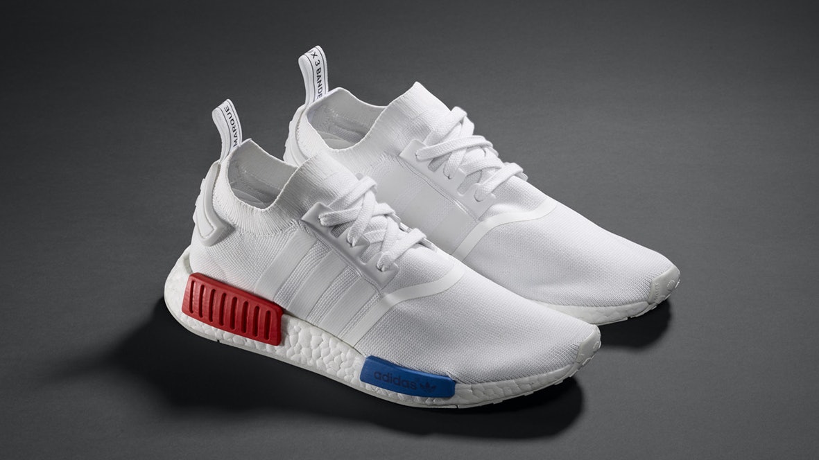 Adidas nmd white red shop