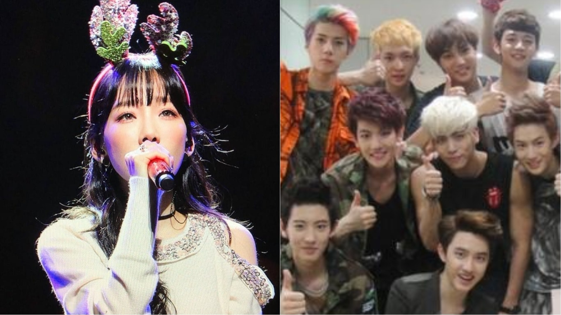 少女時代太妍 Exo演唱會上悼shinee鐘鉉sm家族送敬意 香港01 少女時代太妍 Exo演唱會上悼shinee鐘鉉sm家族送敬意 香港01