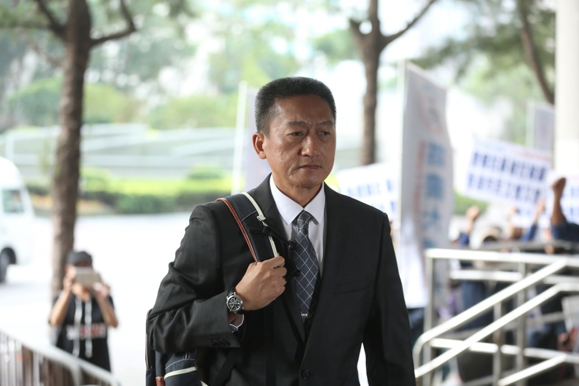 退休警司朱經緯早前被裁定一項襲擊致造成身體傷害罪成立。(資料圖片) 退休警司朱經緯早前被裁定一項襲擊致造成身體傷害罪成立。(資料圖片)