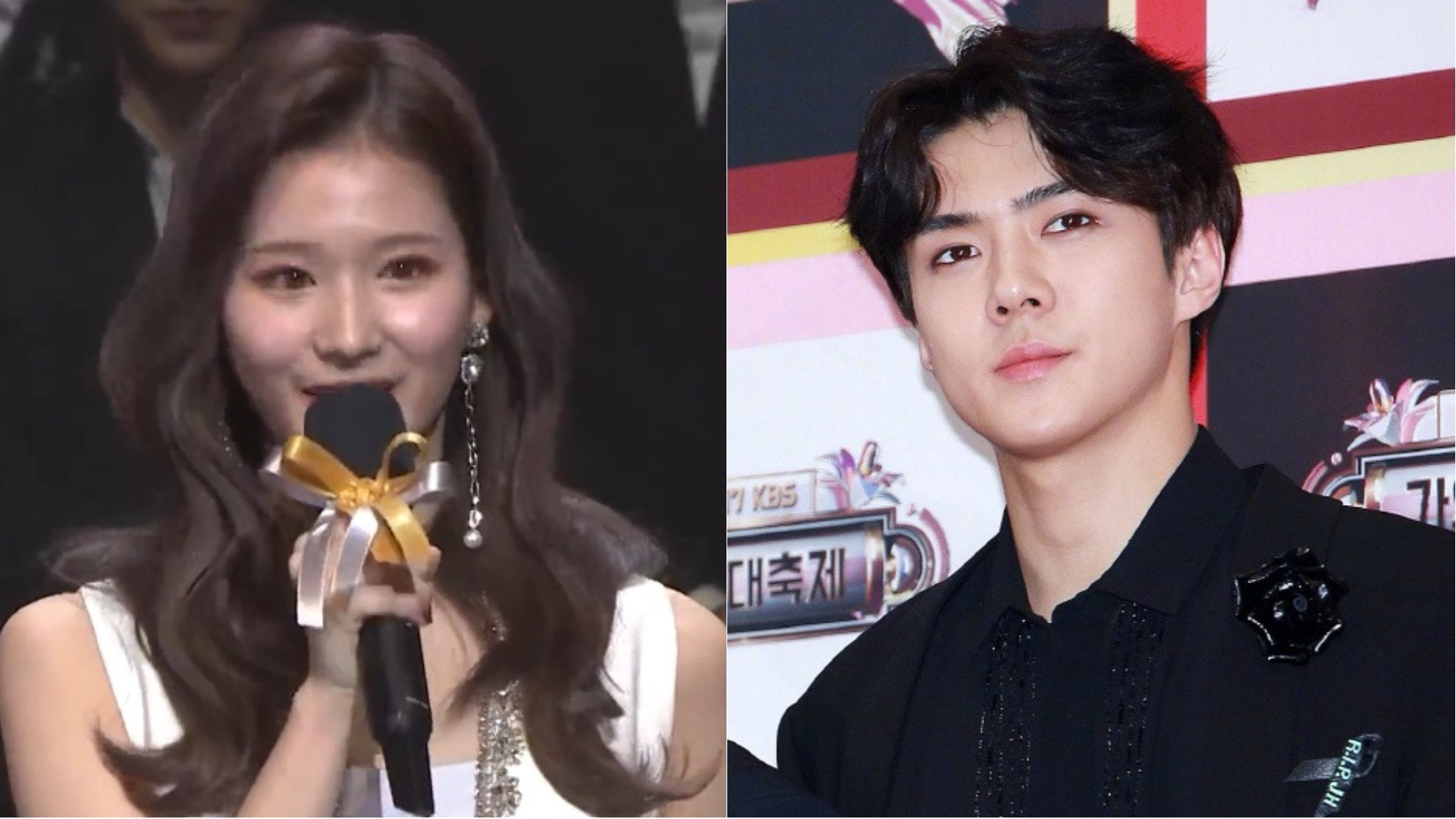 [KBS歌謠大祝祭]SM家族R.I.P JH悼SHINee鐘鉉　日本最美Sana當MC