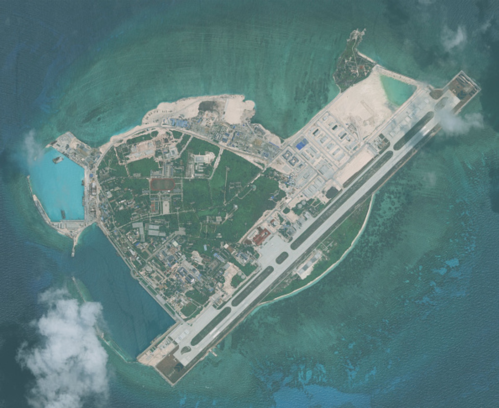 西沙永興島為中國三沙市政府所在地。(Getty Images) 西沙永興島為中國三沙市政府所在地。(Getty Images)
