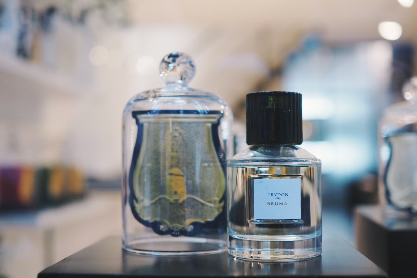 Cire Trudon這家法國最古老的蠟燭製造商,推出香水,也由他們家代理。(林芷欣攝)