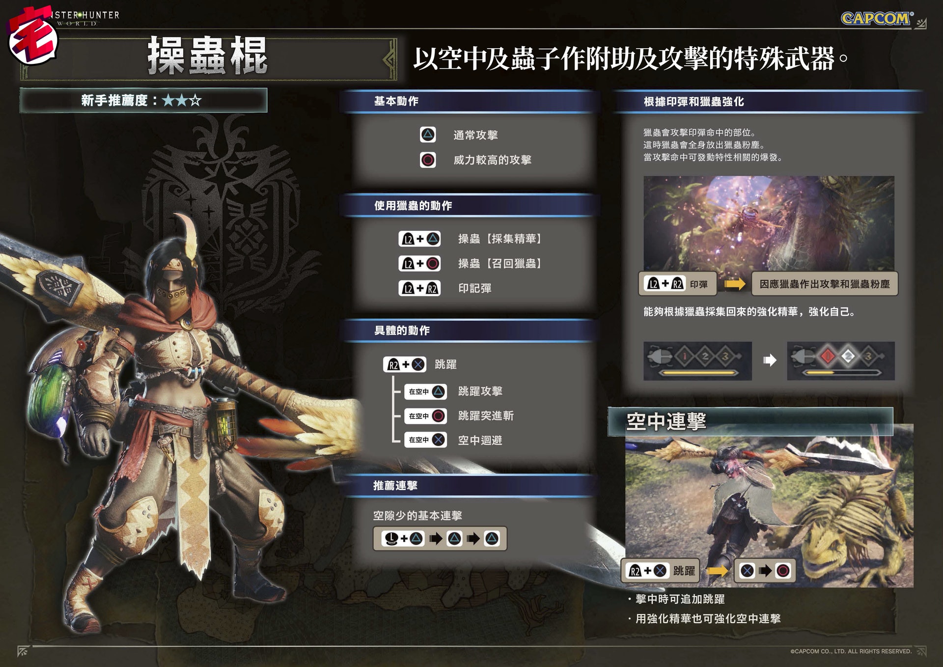 Monster Hunter World Mhw攻略 武器攻略心得 操蟲棍篇 香港01 遊戲動漫