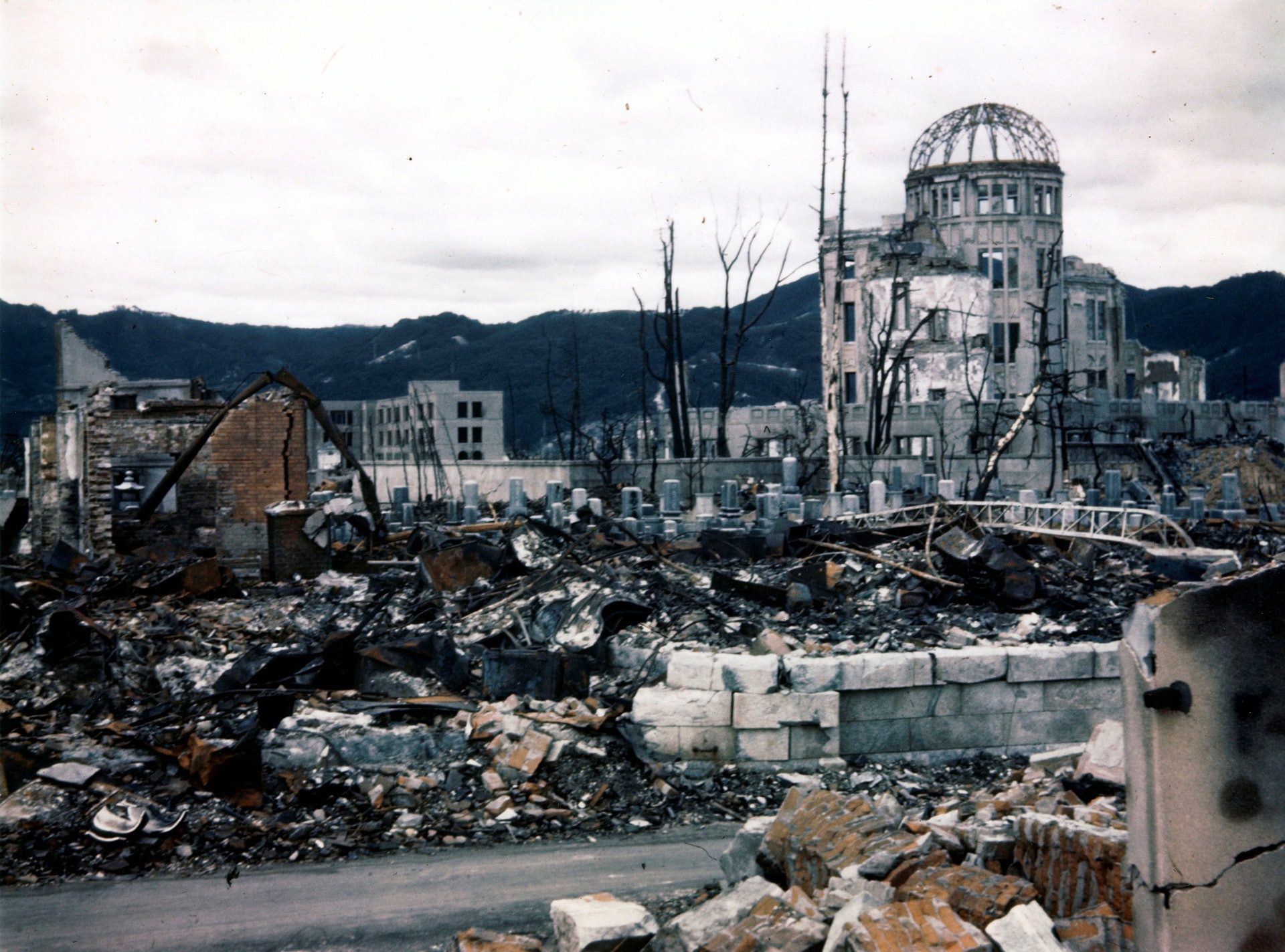 圖為廣島原爆圓頂屋遺址(視覺中國) 圖為廣島原爆圓頂屋遺址(視覺中國)