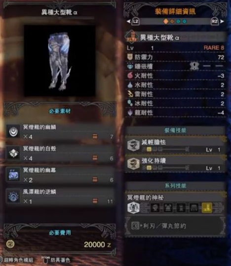 Monster Hunter World攻略 上位神級防具裝備圖鑑 附艾露貓裝