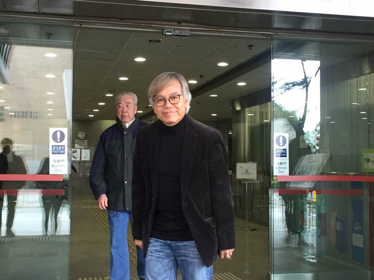 綽號「田雞」的田啟文稱全行不知道具鈔要申請。(許家希攝) 綽號「田雞」的田啟文稱全行不知道具鈔要申請。(許家希攝)
