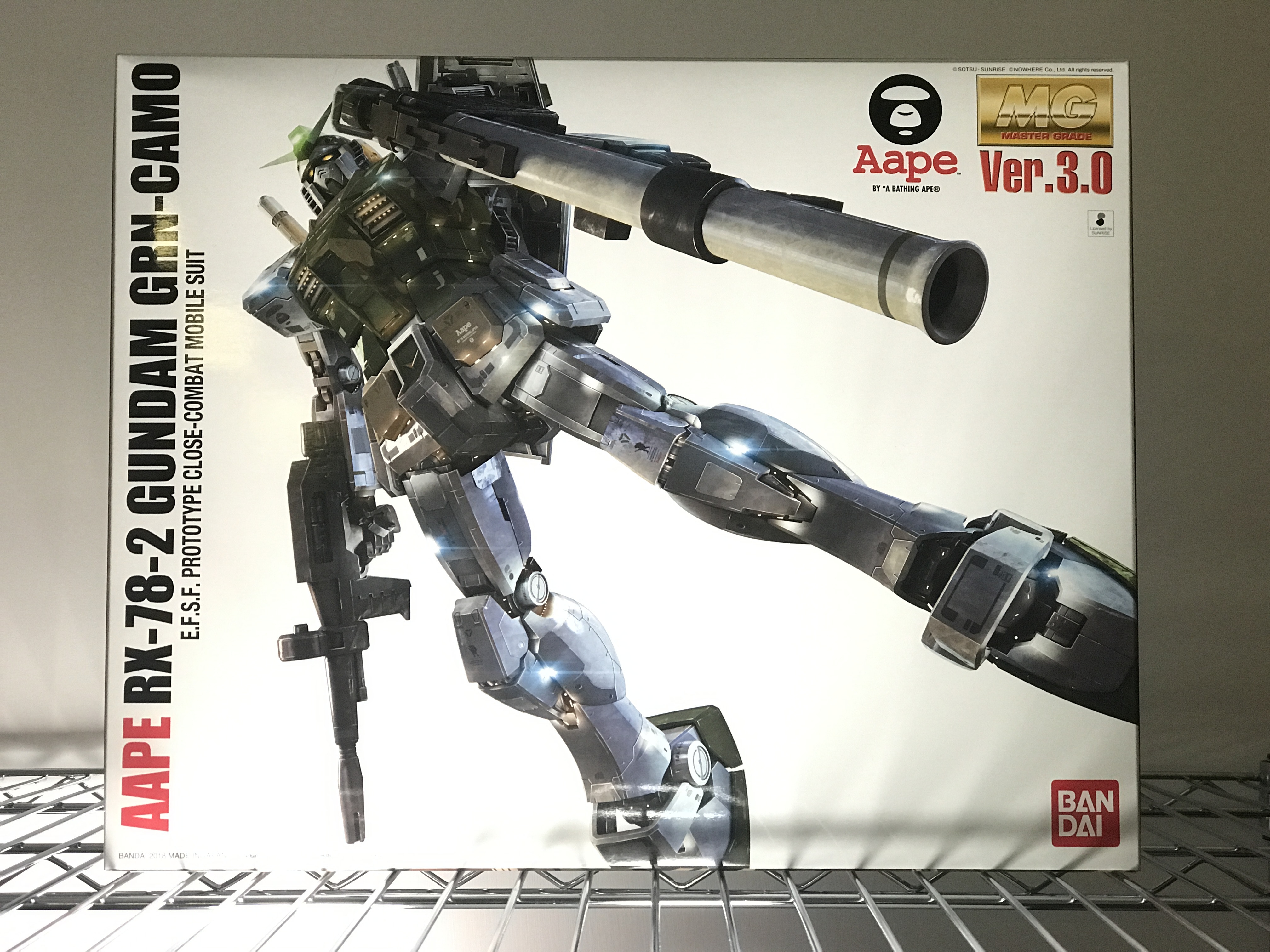 MG ガンダム ver3 Aape 香港 限定 MG ガンダム ver3 Aape 香港 限定（Supreme MG 1/100 RX-78-22
