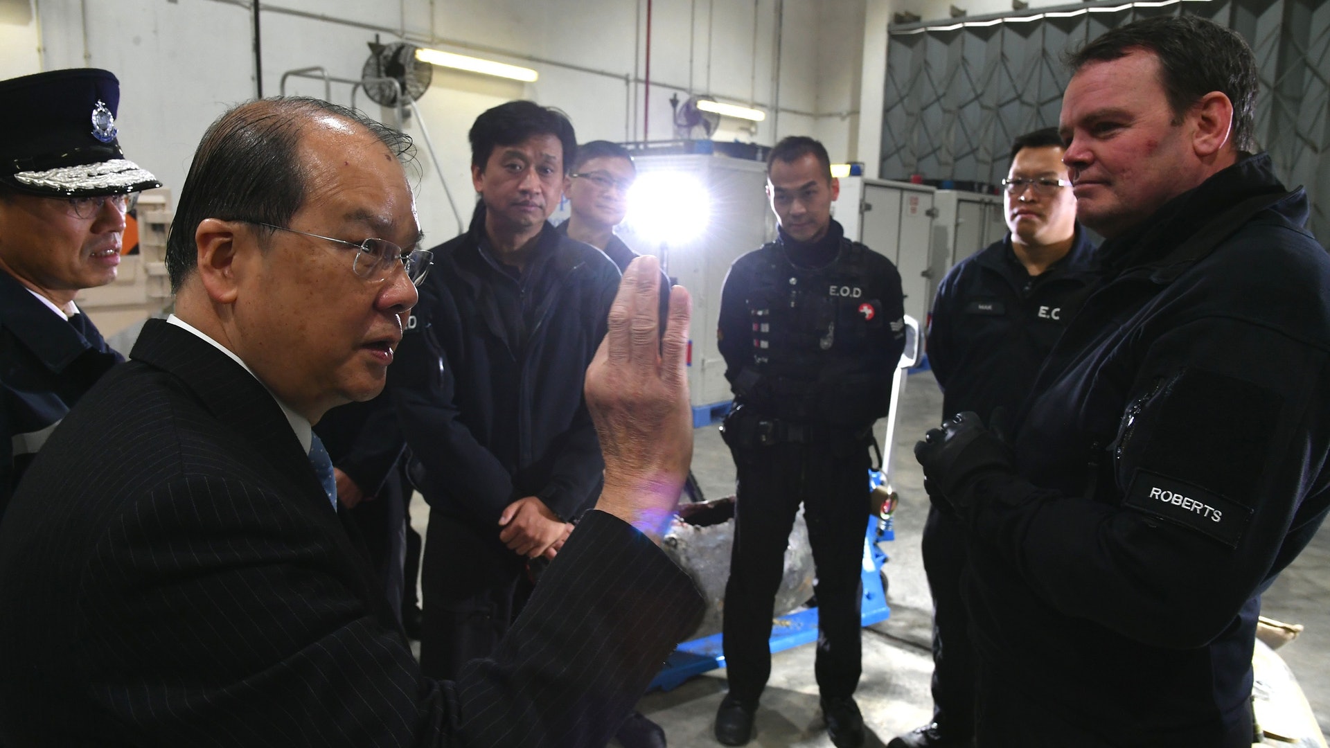 【沙中線炸彈】張建宗讚警隊解除市中心危機 助香港成安全城市 【沙中線炸彈】張建宗讚警隊解除市中心危機 助香港成安全城市