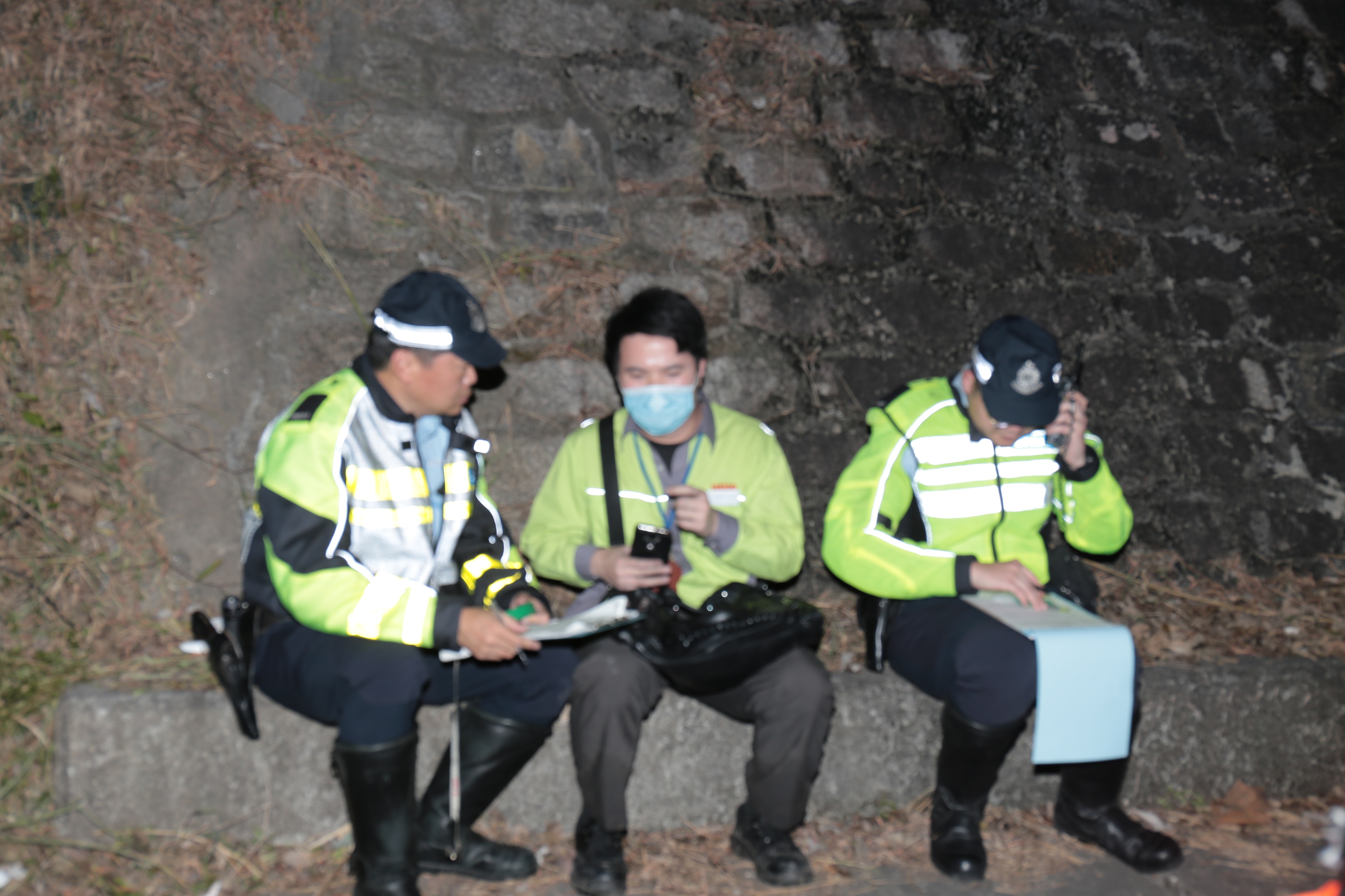 被告陳浩明（中）被控危險駕駛引致他人死亡。（資料圖片）