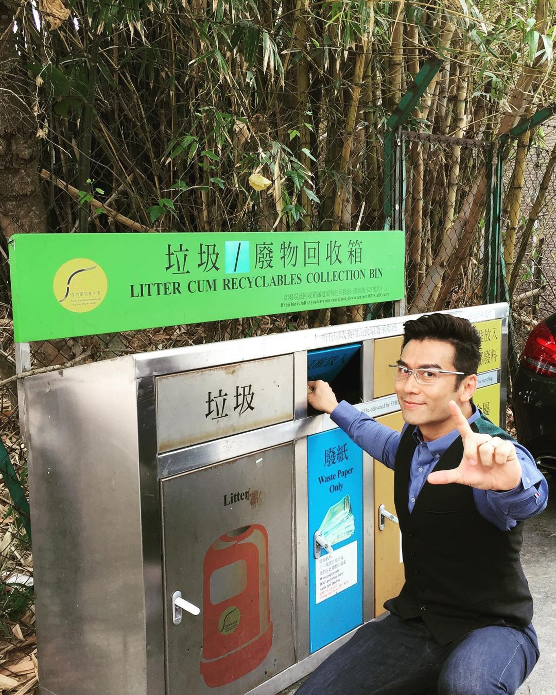 唐文龍近排憑藉Nic少一角和其「環保俠」形象人氣急升,成為不少女生們心目中的男神。(IG圖片) 唐文龍近排憑藉Nic少一角和其「環保俠」形象人氣急升,成為不少女生們心目中的男神。(IG圖片)