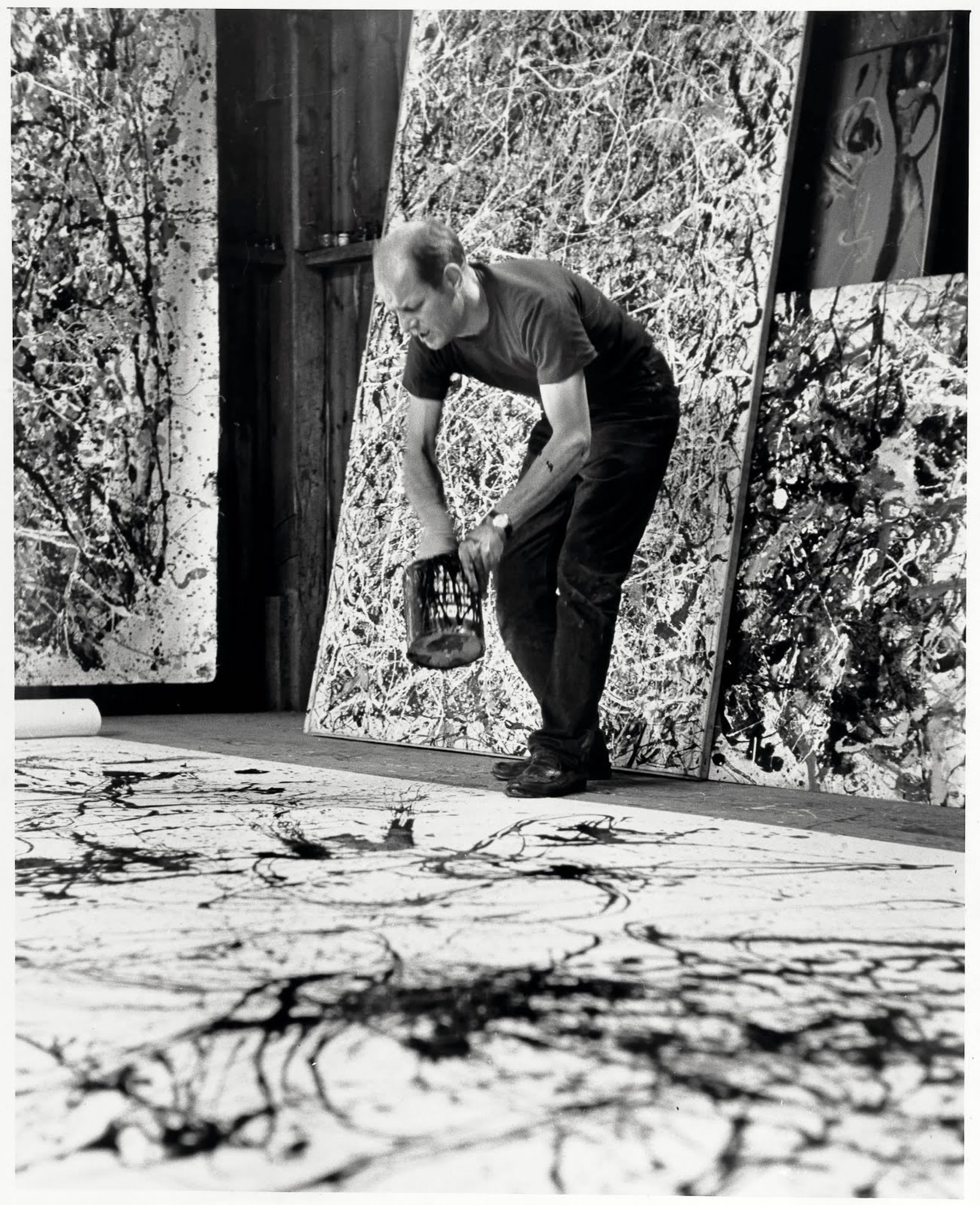 認識jackson Pollock 他與滴畫風格繪畫有其自身的生命 香港01 生活時尚 認識jackson Pollock 他與滴畫風格繪畫有其自身的生命 香港01 生活時尚