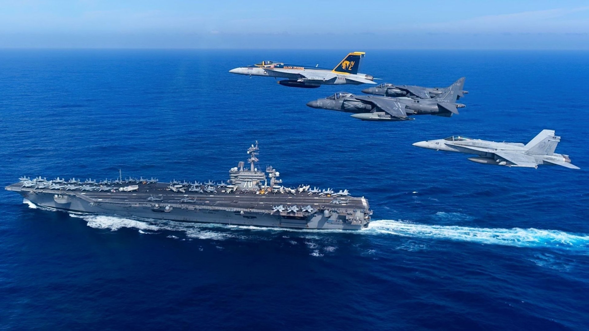 卡爾文森號航母戰鬥群再現南海 發言人:這是海軍常規行動 卡爾文森號航母戰鬥群再現南海 發言人:這是海軍常規行動