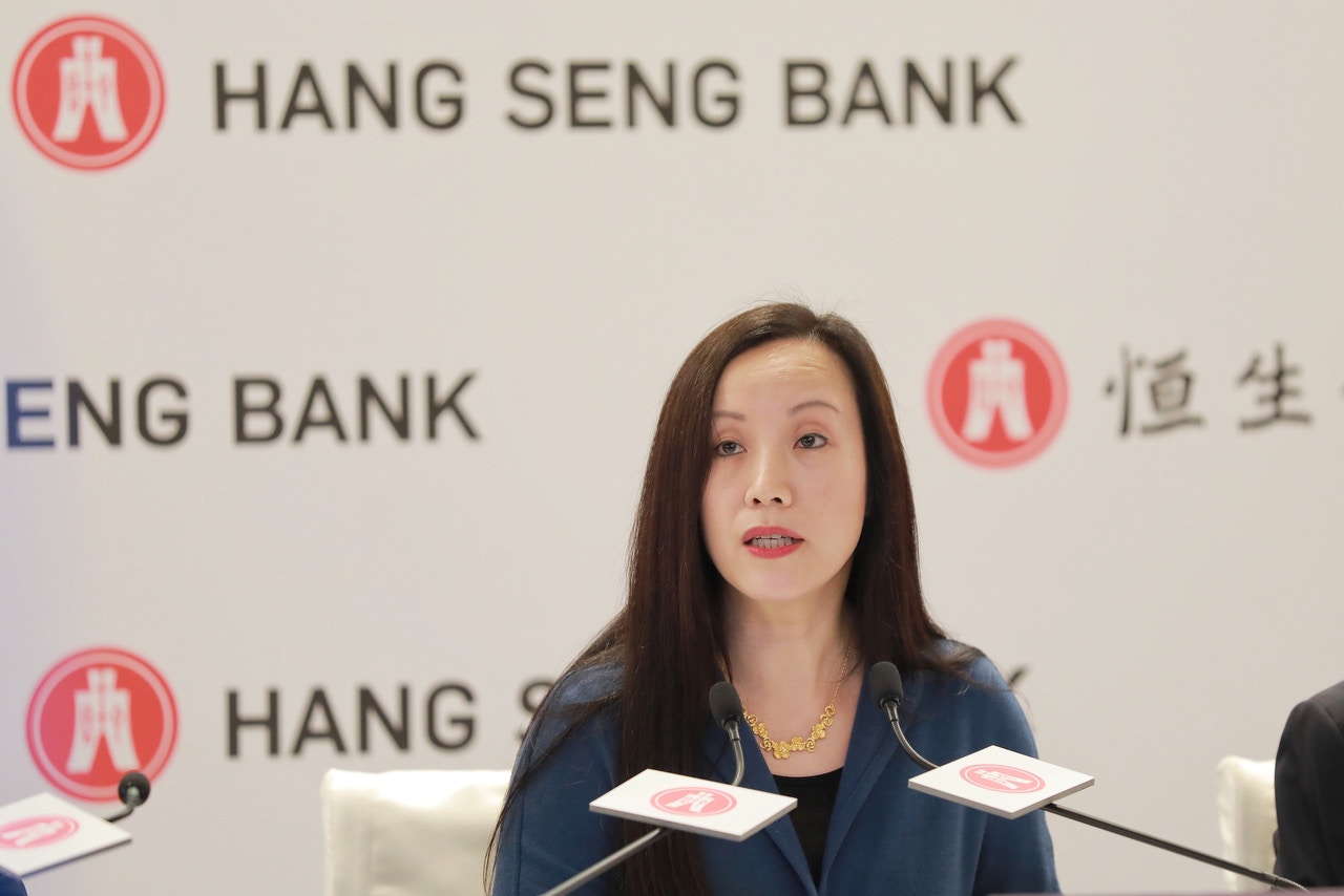 鄭慧敏表示，集團今年將增聘550人，大多為前線及中後台科技人才。（吳煒豪攝）