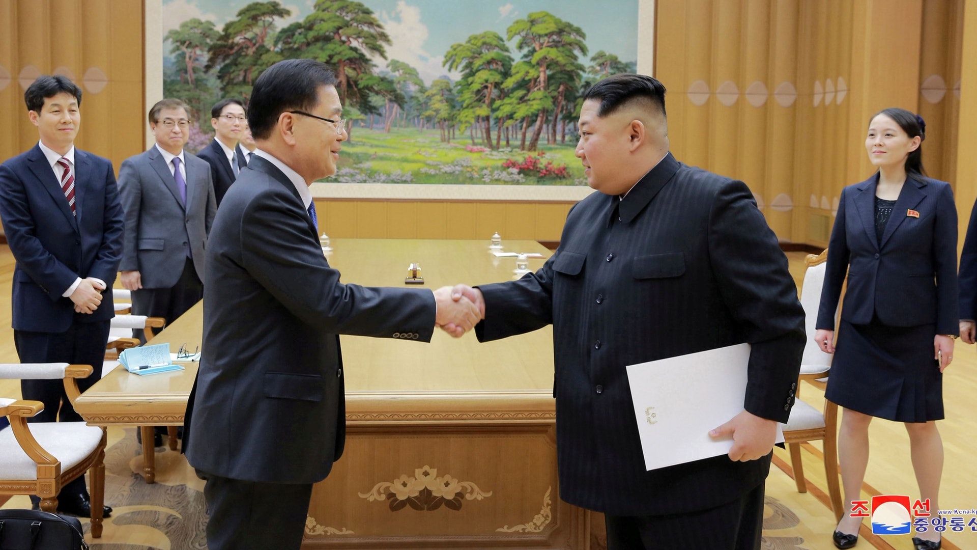 韓國總統特使團評金正恩外交作風直率大膽 韓國總統特使團評金正恩外交作風直率大膽