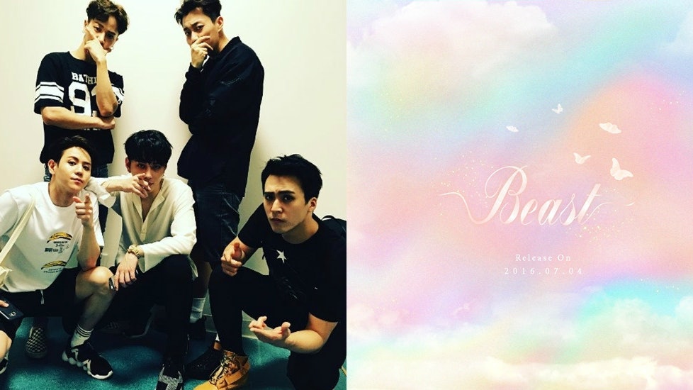 Beast敲定7月4日回歸耀燮誤洩先行曲發布日 Beast敲定7月4日回歸耀燮誤洩先行曲發布日