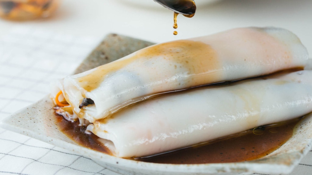 【素食食譜】羅漢齋腸粉 低卡滑嘟嘟5分鐘蒸好! 【素食食譜】羅漢齋腸粉 低卡滑嘟嘟5分鐘蒸好!