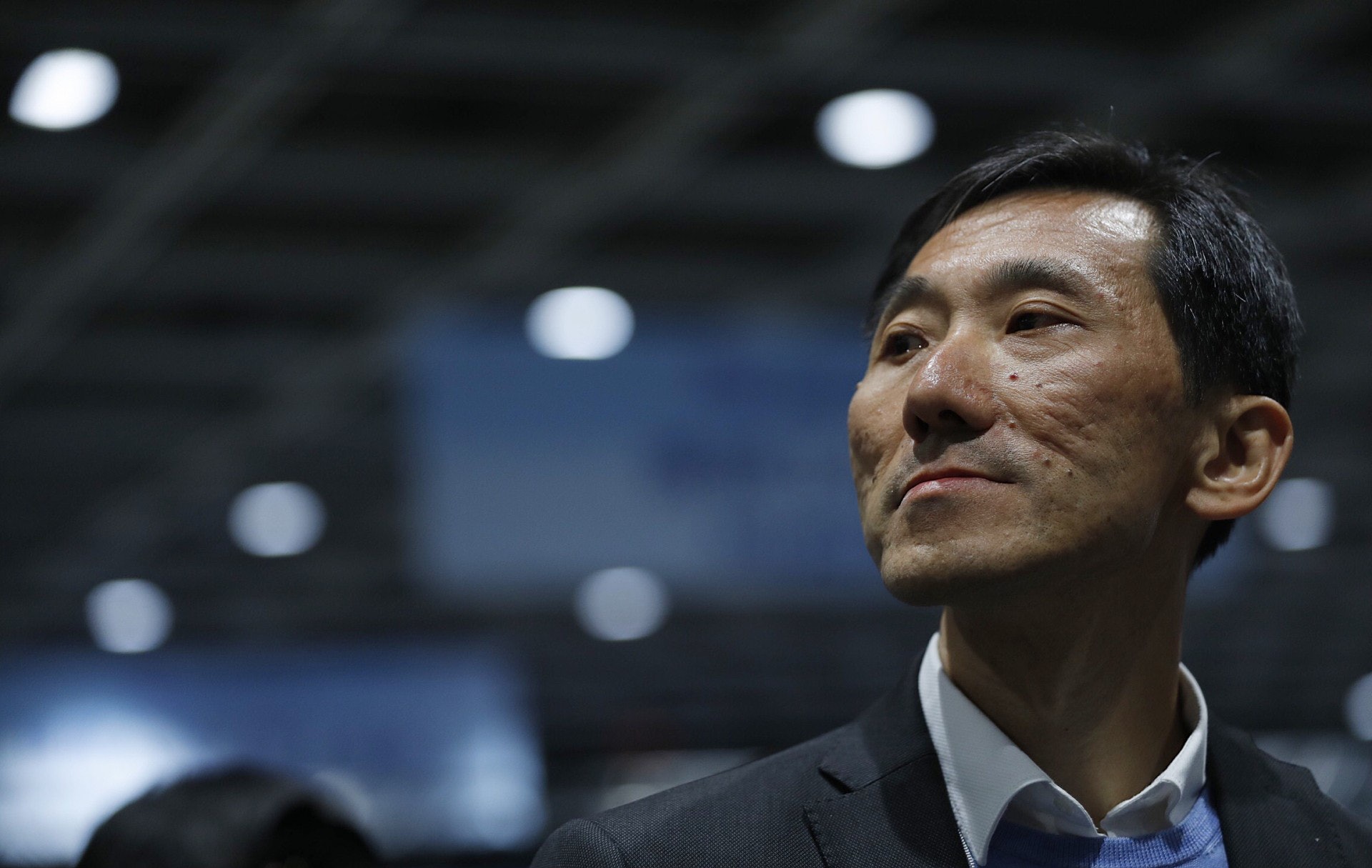 姚松炎稱,他會為敗選負全責。(余俊亮攝) 姚松炎稱,他會為敗選負全責。(余俊亮攝)