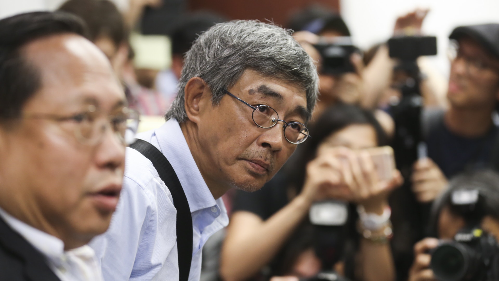 【書商失蹤】林榮基挺身指控中央跨境執法 望港人「向強權說不」 【書商失蹤】林榮基挺身指控中央跨境執法 望港人「向強權說不」