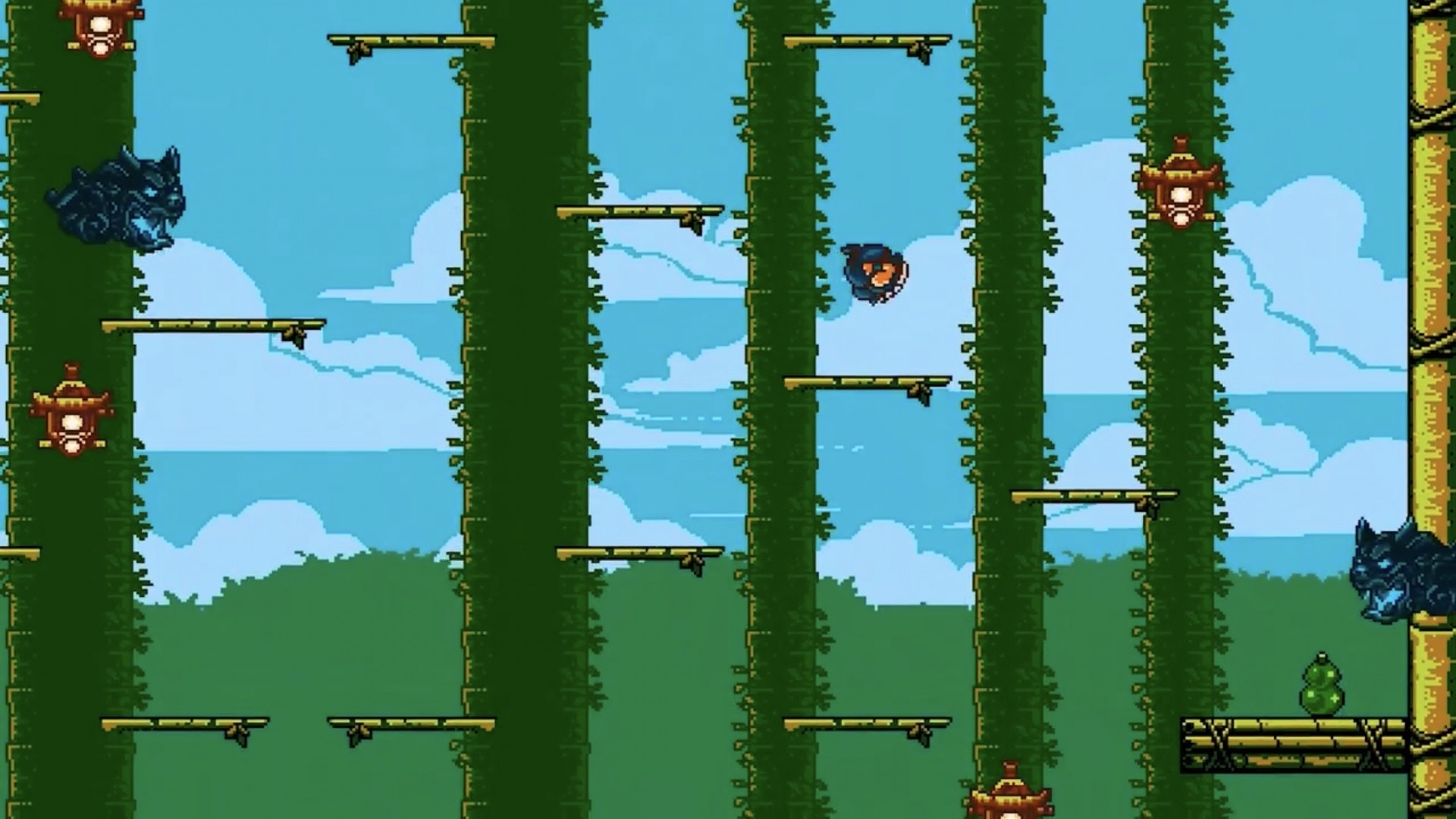 8bits點陣風格畫風【Nintendo Switch獨立系列．The Messenger】