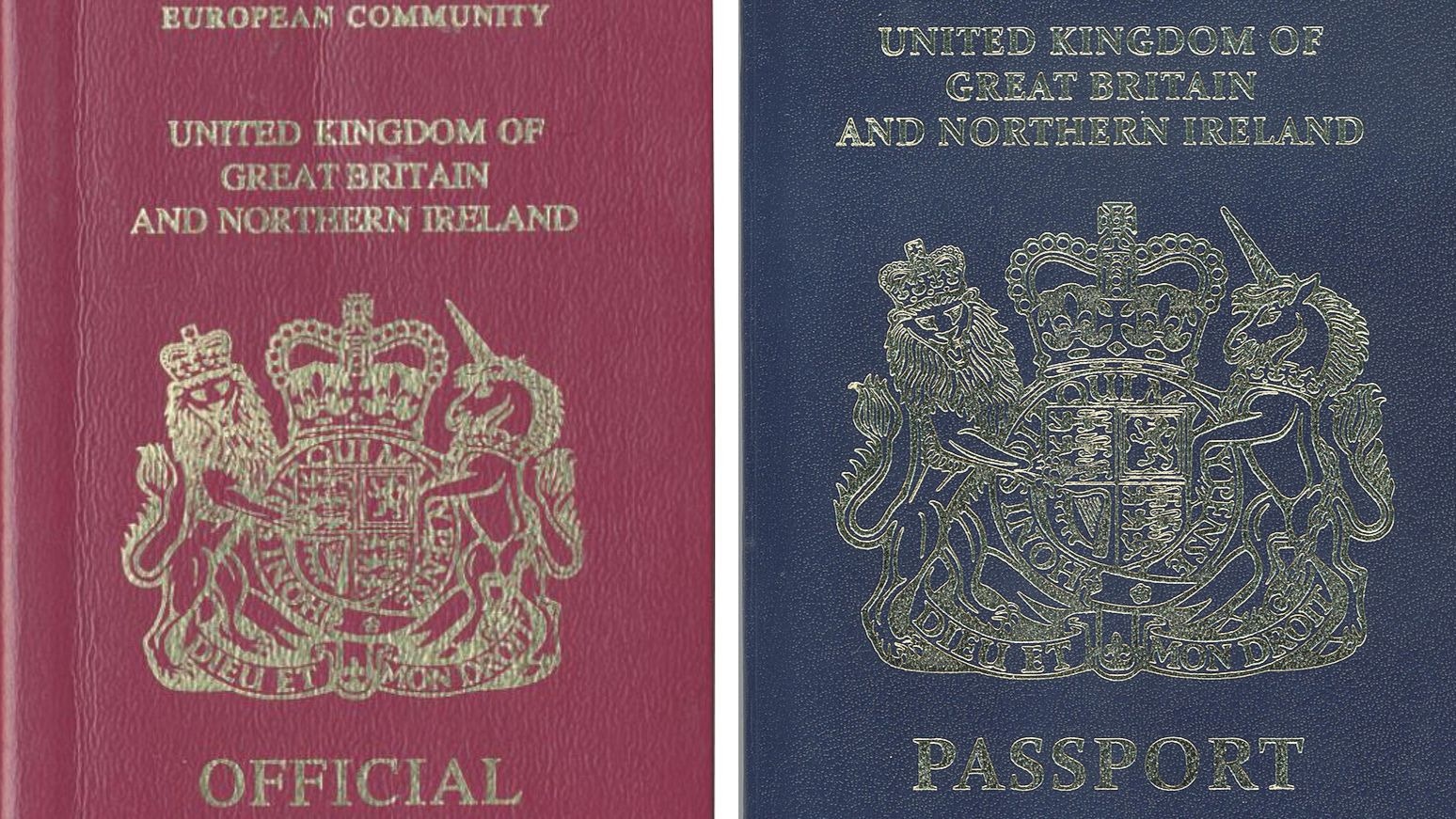 脫歐後的英國新護照顏色由酒紅轉回深藍在法國製造