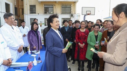 彭麗媛走訪湖北鄂州 考察農村肺結核病防治措施 彭麗媛走訪湖北鄂州 考察農村肺結核病防治措施