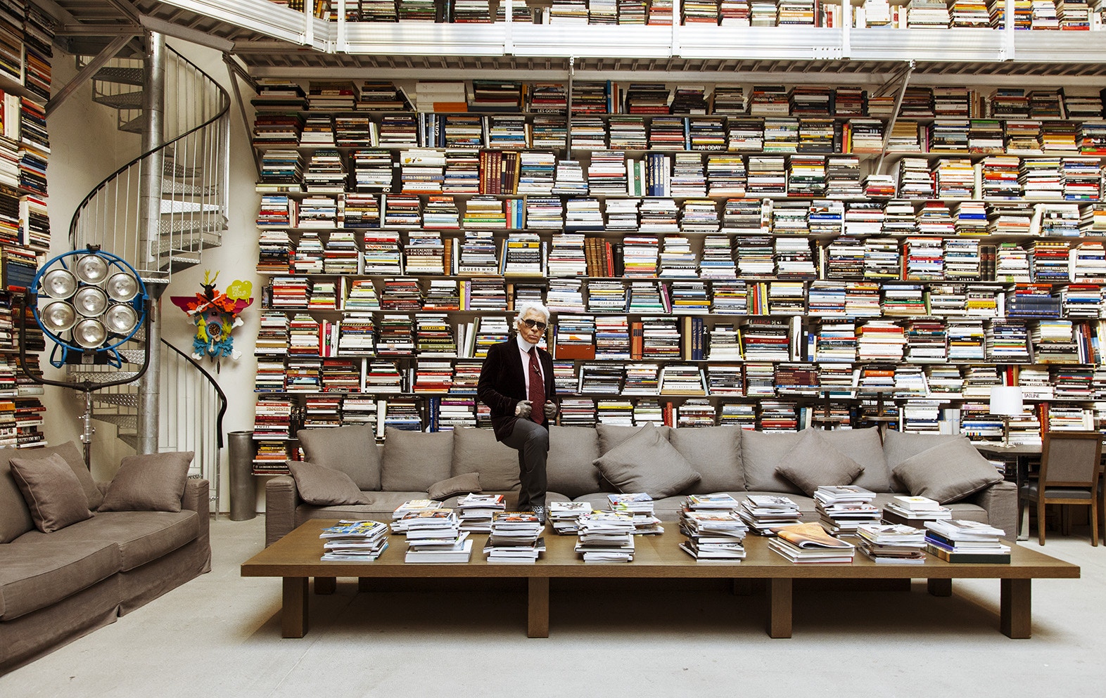 Todd Selby眼中的Karl Lagerfeld書房