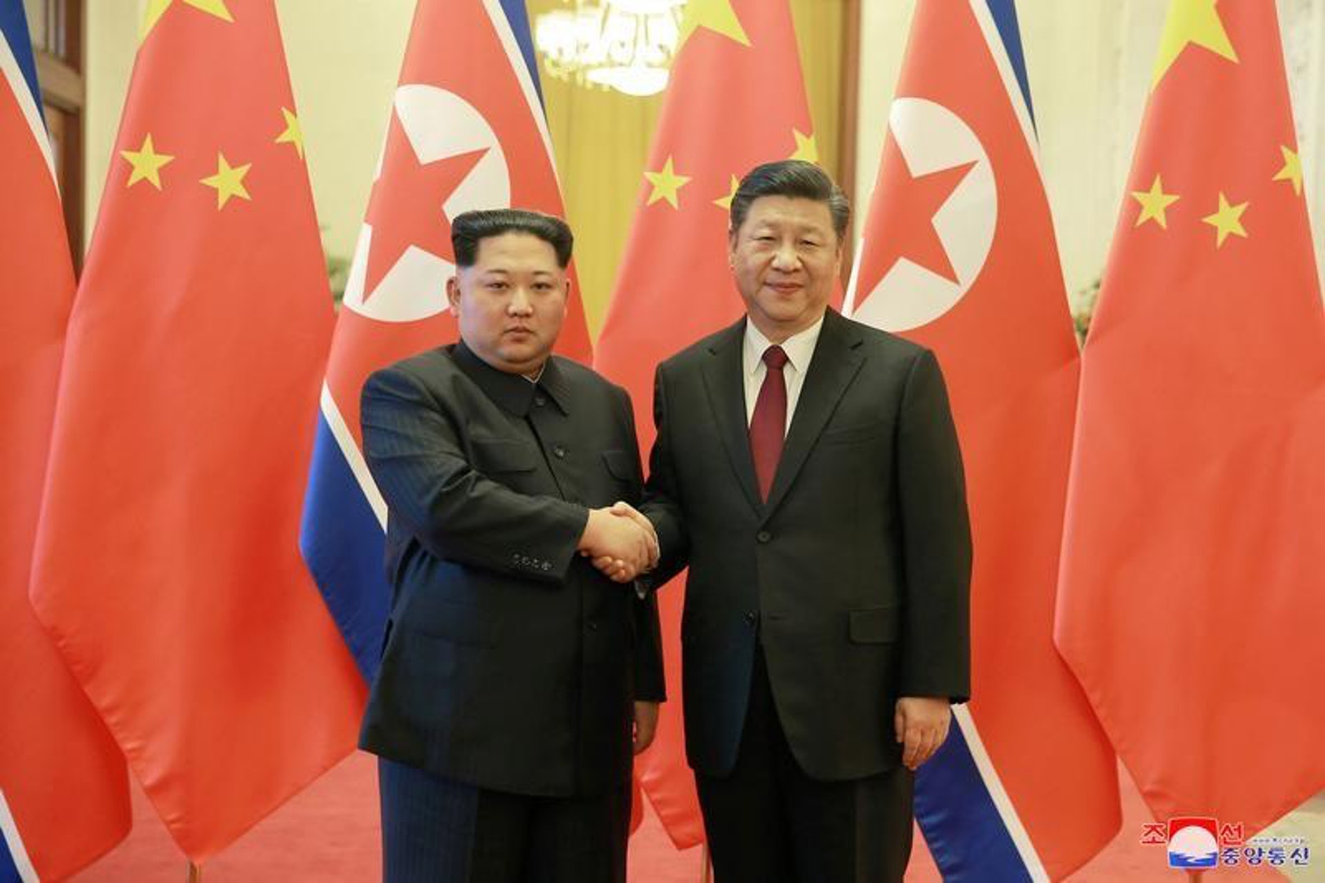 朝鮮領袖金正恩上周訪華,與國家主席習近平會面,商討朝鮮半島局勢。(路透社) 朝鮮領袖金正恩上周訪華,與國家主席習近平會面,商討朝鮮半島局勢。(路透社)