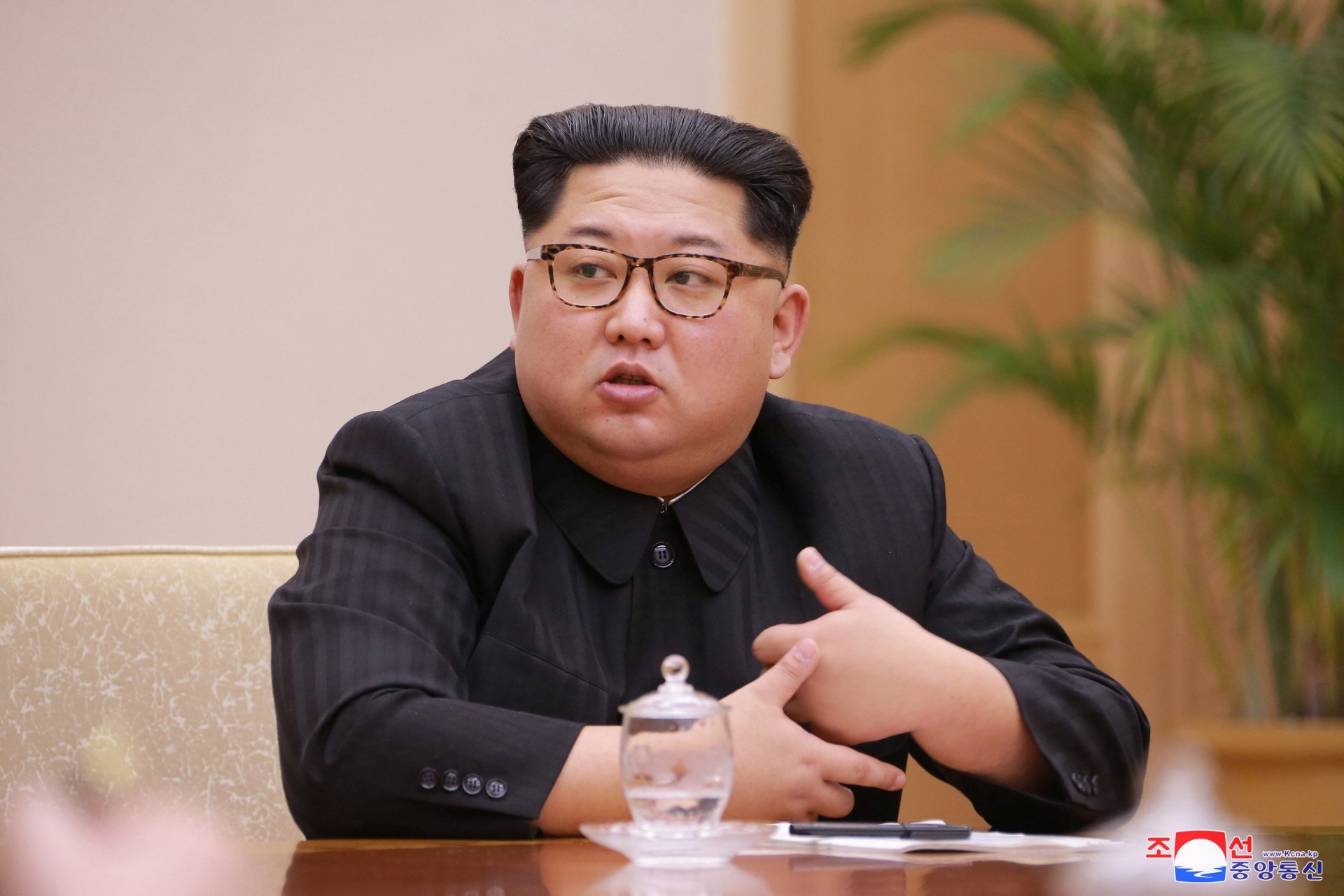朝鮮領袖金正恩首次公開正式提及兩韓、美朝對話