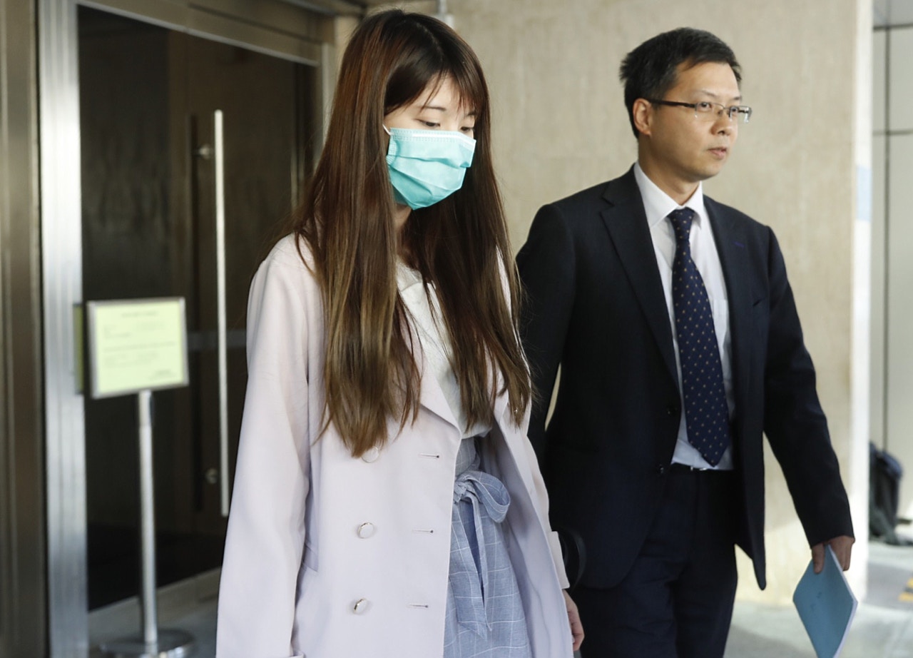 「小草」何菱瑜雖聽聞眾被告提殺人，但她只以為大家在說笑。（余俊亮攝