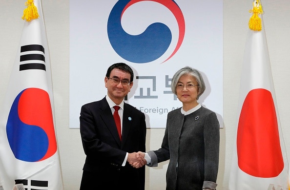 日本外相罕有訪韓與康京和會面　同意加強對朝鮮半島局勢合作