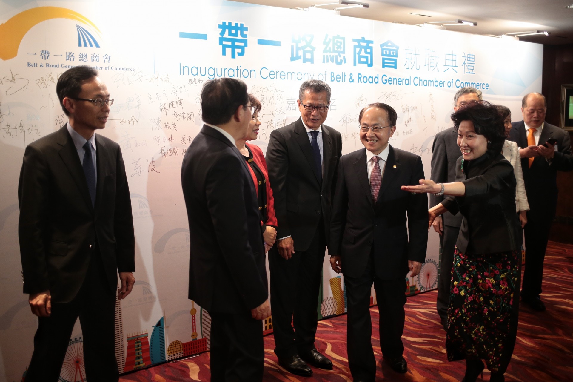 中聯辦主任王志民擔任主禮嘉賓。（羅君豪攝）