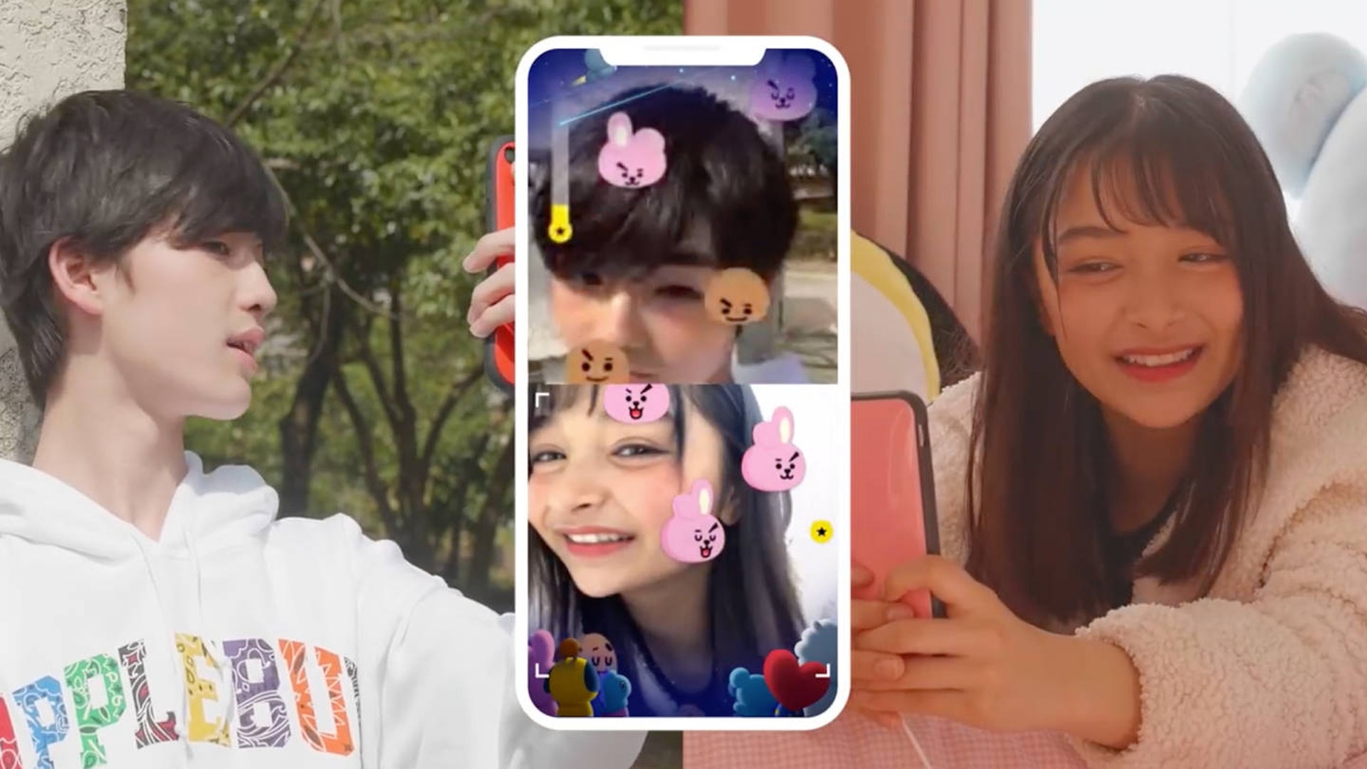 LINE推出表情對戰遊戲Face Play,由一班BT21角色領銜演出,負責提供不同表情給大家模仿。(LINE) LINE推出表情對戰遊戲Face Play,由一班BT21角色領銜演出,負責提供不同表情給大家模仿。(LINE)