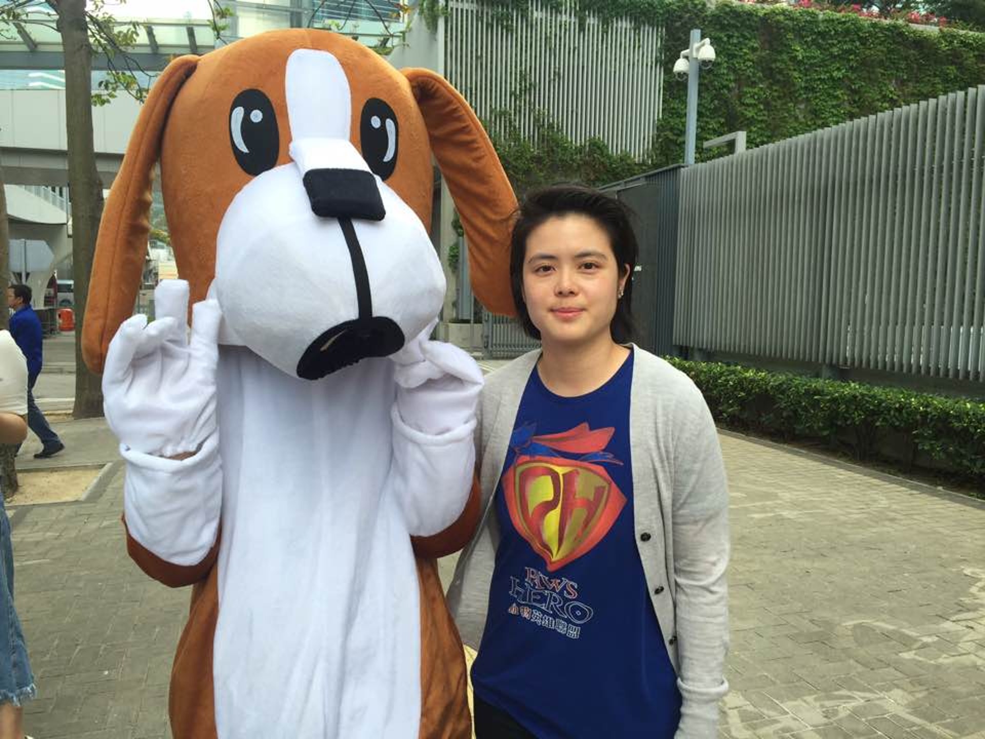 動物英雄聯盟創辦人林顥伊。(陳晶琦攝)