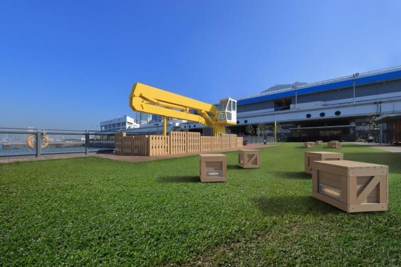 三號碼頭變成野餐勝地（網上圖片）