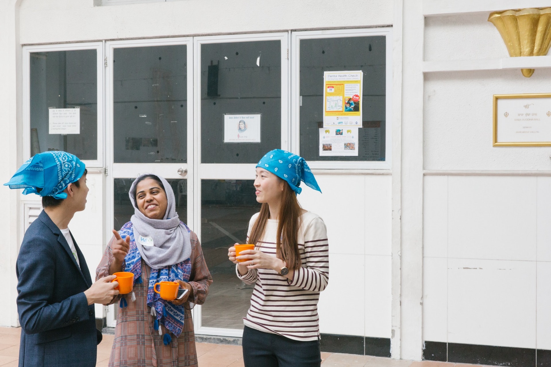 臨走時還可品嘗一杯印度奶茶,心靈口腹都得到滿足。(陳嘉元攝) 臨走時還可品嘗一杯印度奶茶,心靈口腹都得到滿足。(陳嘉元攝)