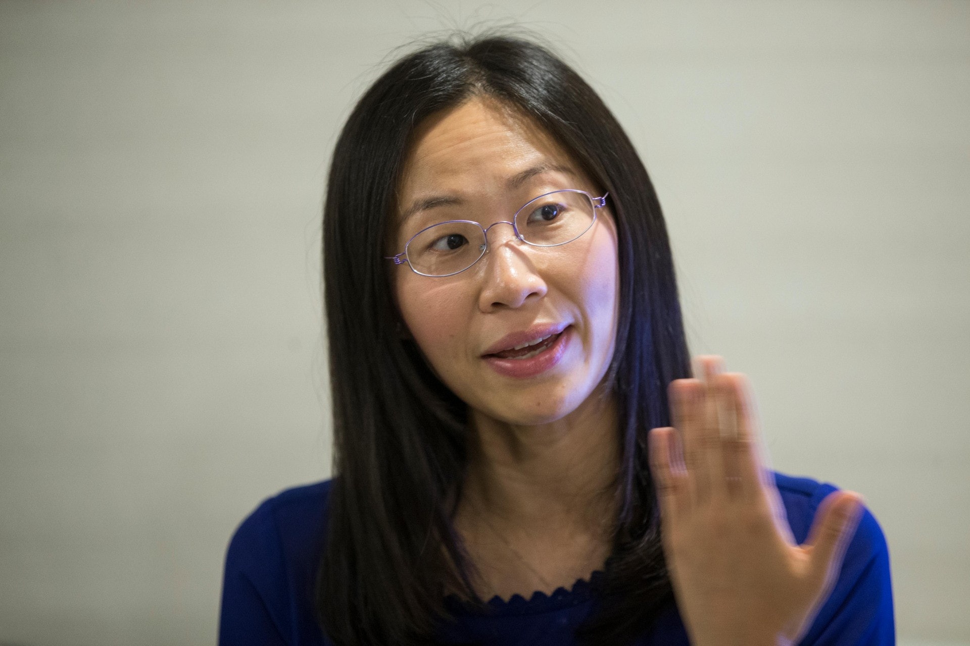 李琬微指出,兒童患者在6、7歲時做手術效果相對較好。(羅君豪攝)