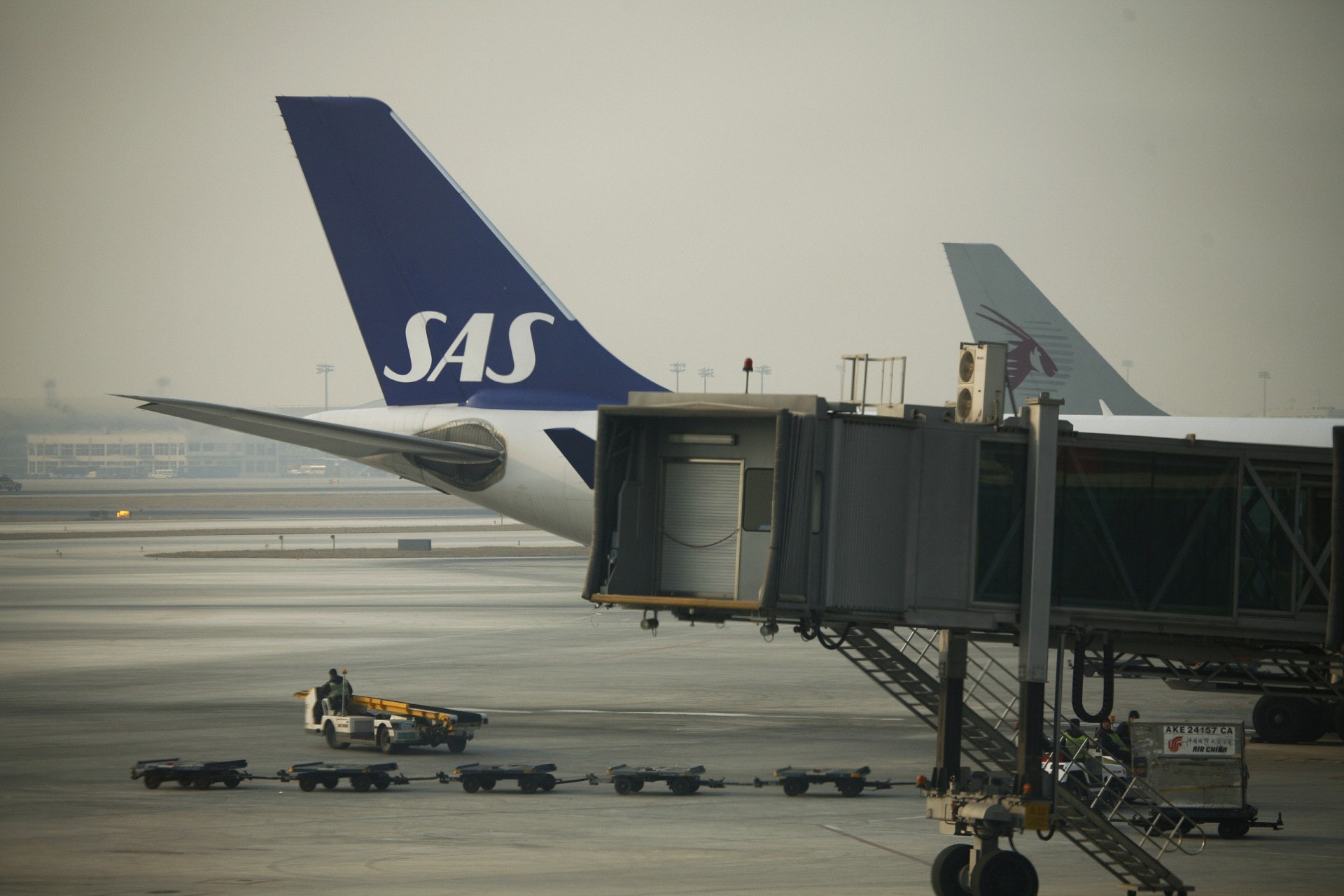 「北歐航空」(SAS)早前將台灣的名稱改為「中國一省」。(視覺中國/資料圖片) 「北歐航空」(SAS)早前將台灣的名稱改為「中國一省」。(視覺中國/資料圖片)