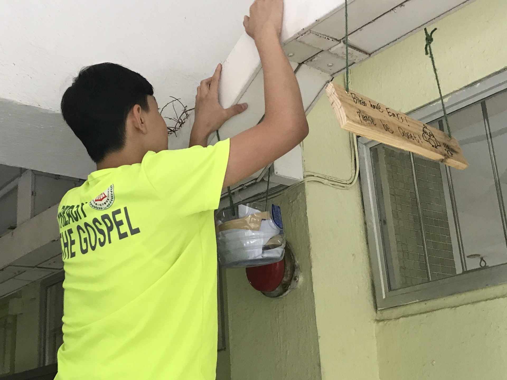 4年級學生陳冠希,他形容雀鳥及鳥蛋很可愛:「蛋好細粒,好cute(可愛),雀仔幾靚...不想有生命出現,但被人破壞。」(鄧穎琳攝)