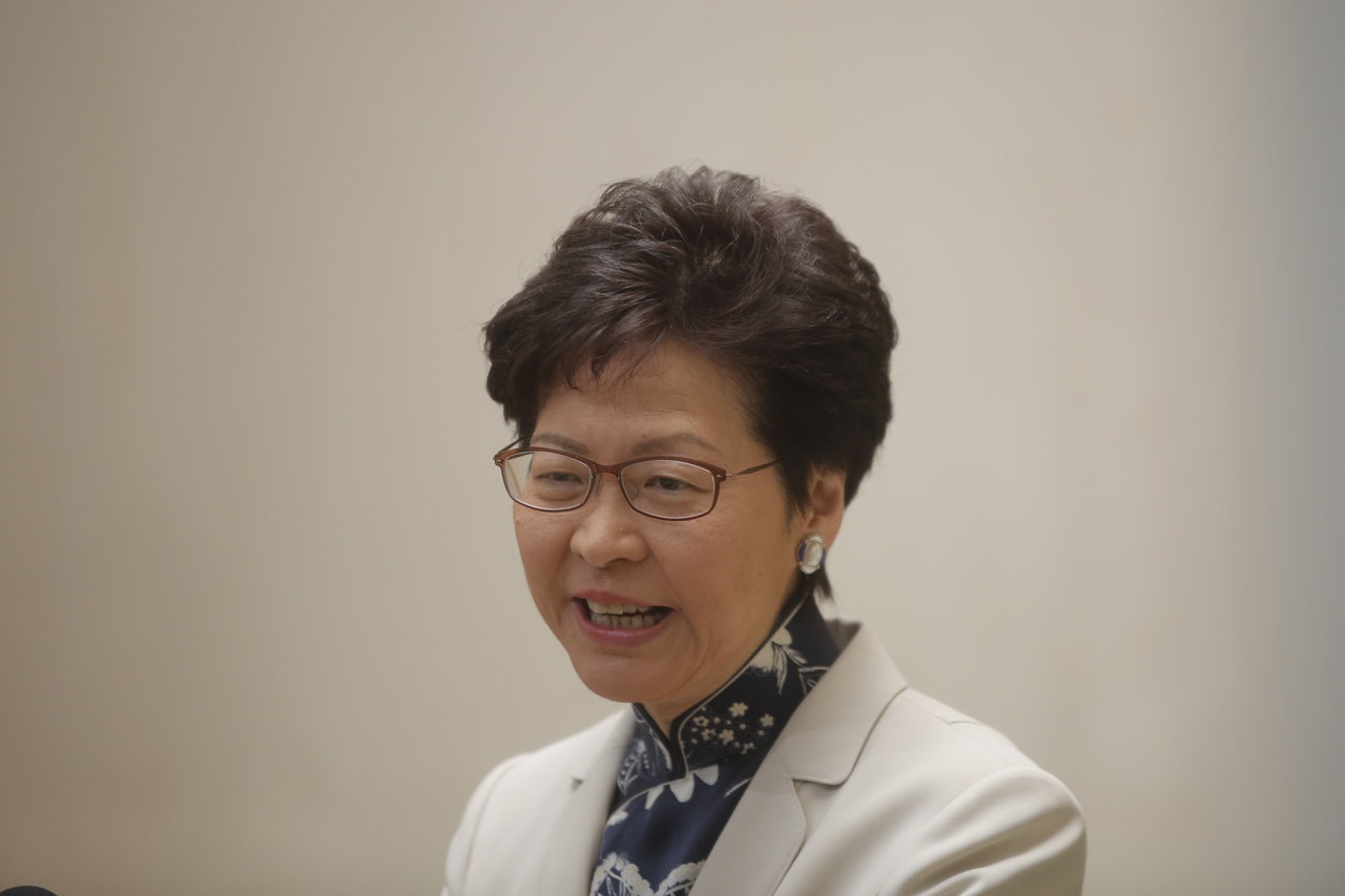 回應區選引入確認書　林鄭稱違《基本法》能否參選屬「心中有數」