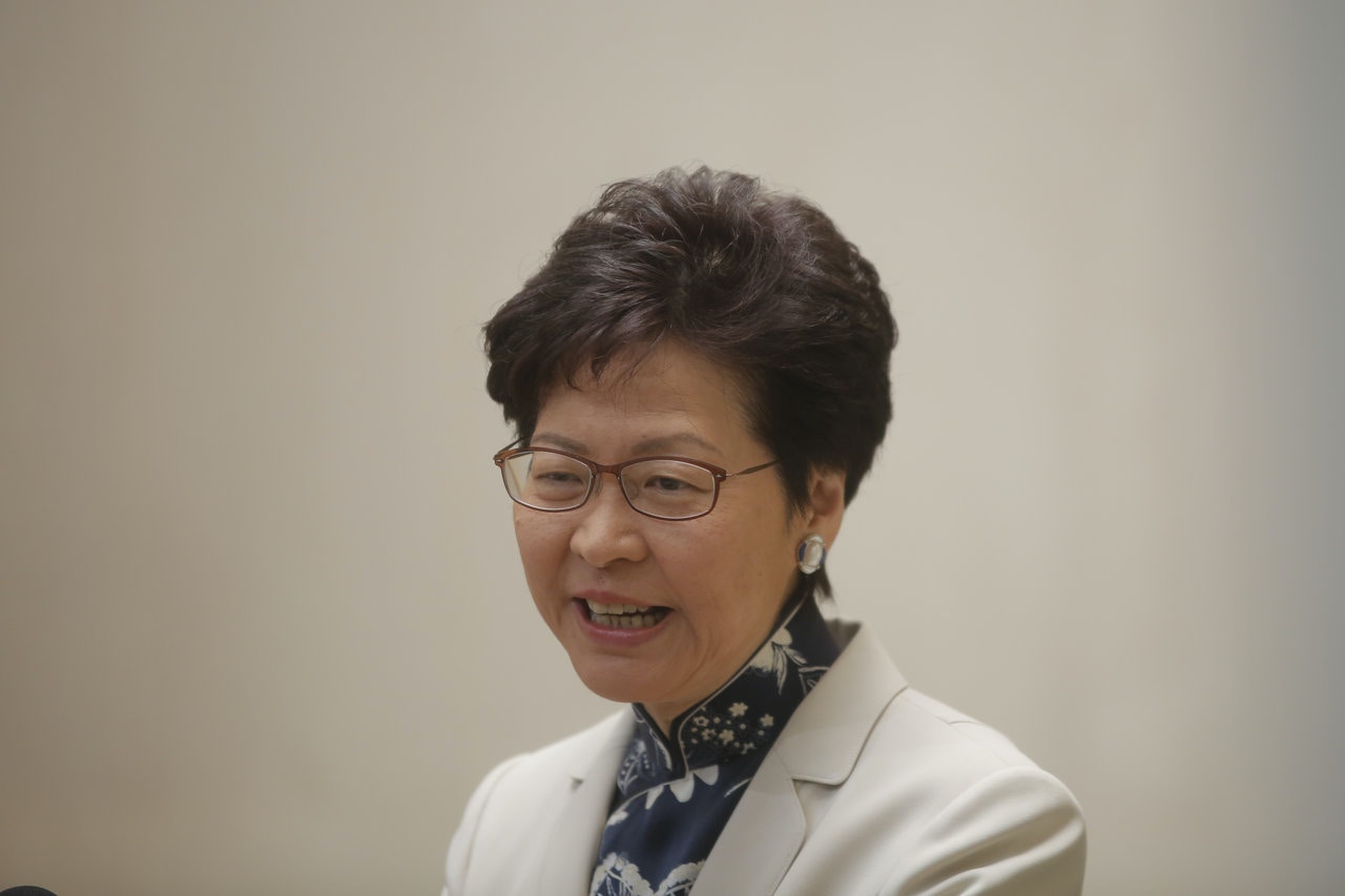 在港國家兩院院士致函習近平，林鄭認為不存在繞過特區政府。（資料圖片／林若勤攝）