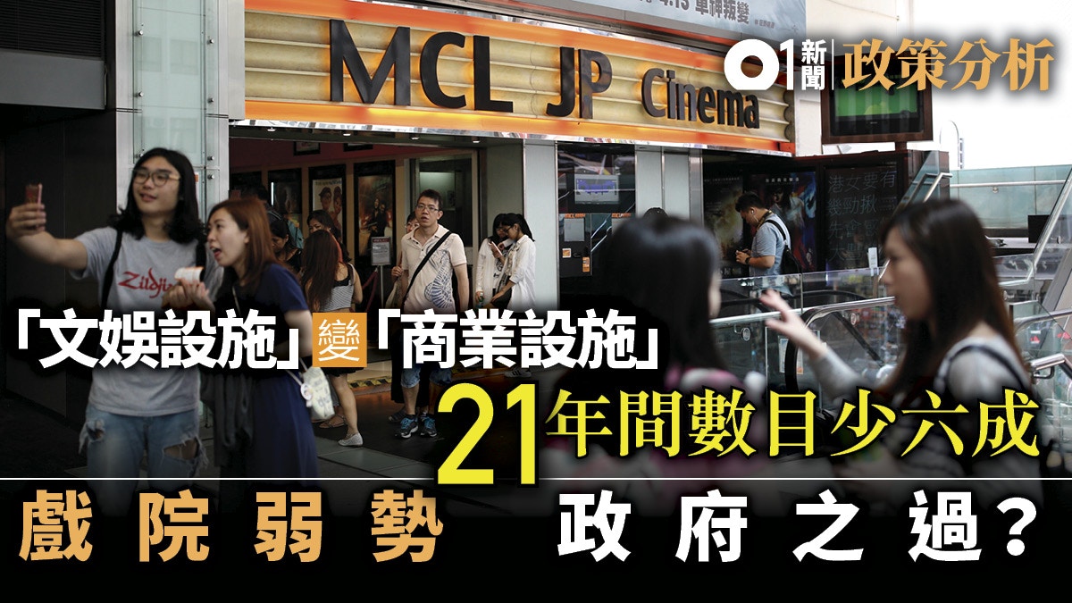 【政策分析】戲院不想「灰飛煙滅」　只能靠政府打救？