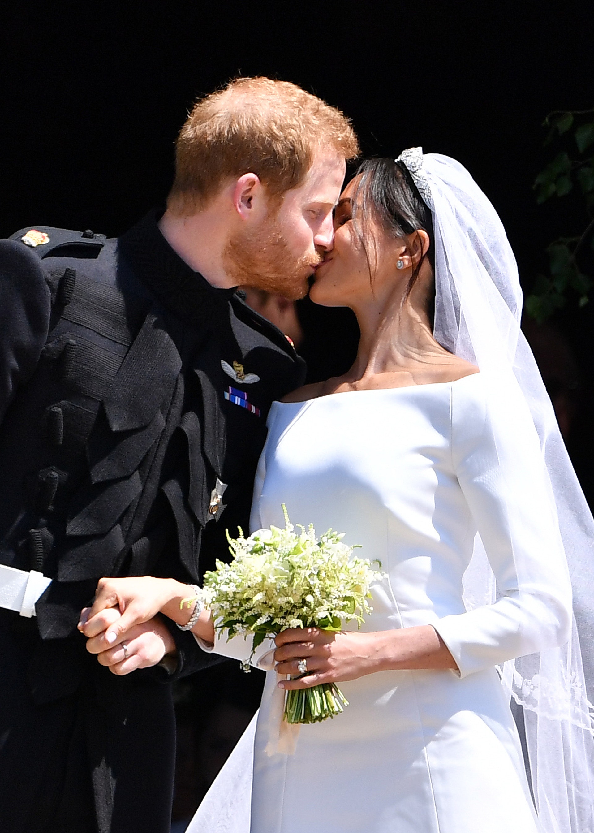 哈里王子與演員梅根馬克爾（Meghan Markle）於昨日結婚，成為國際大事。（視覺中國）