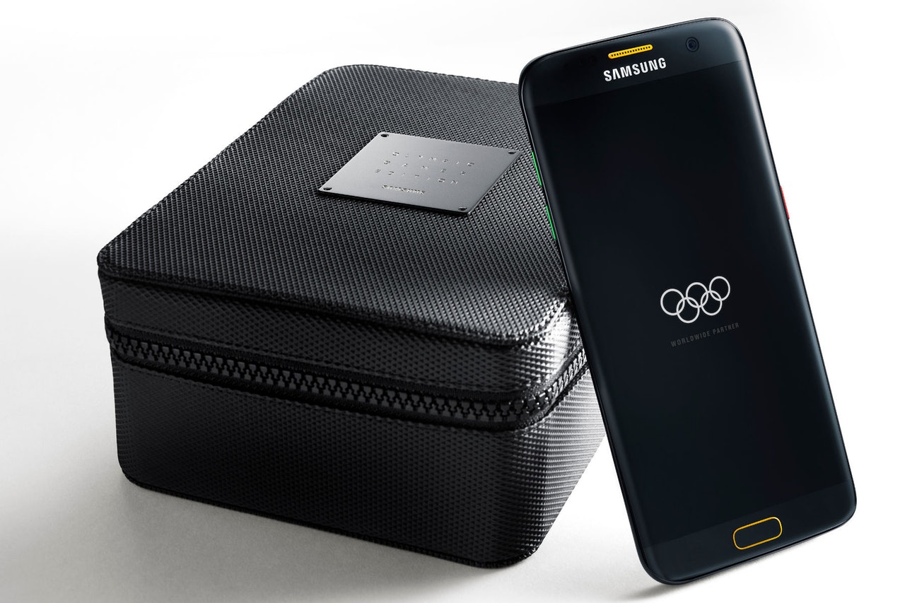 Samsung將會為里約奧運會推出Galaxy S7 Edge Olympic Games Limited Edition,真正限量發售。(Samsung) Samsung將會為里約奧運會推出Galaxy S7 Edge Olympic Games Limited Edition,真正限量發售。(Samsung)
