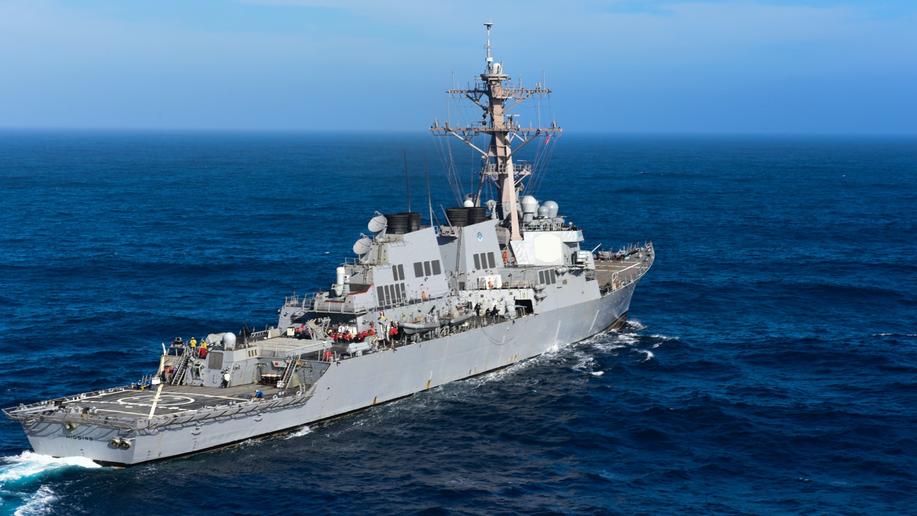 美加軍艦希金斯號和溫哥華號 昨「例行」穿越台海 美加軍艦希金斯號和溫哥華號 昨「例行」穿越台海
