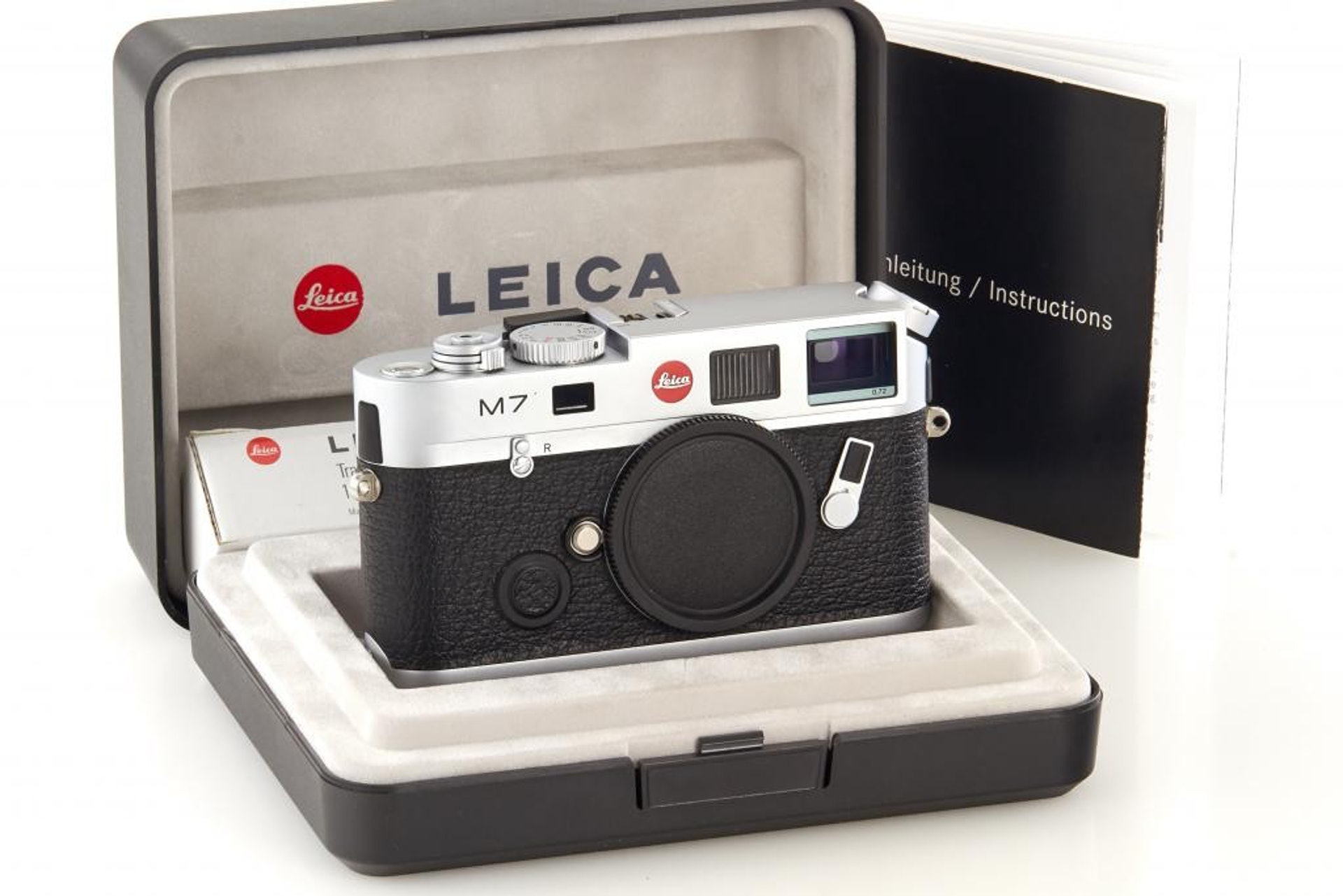 Leica M7於2002年推出,是配備較多電子功能的Leica菲林相機。(Leica) Leica M7於2002年推出,是配備較多電子功能的Leica菲林相機。(Leica)