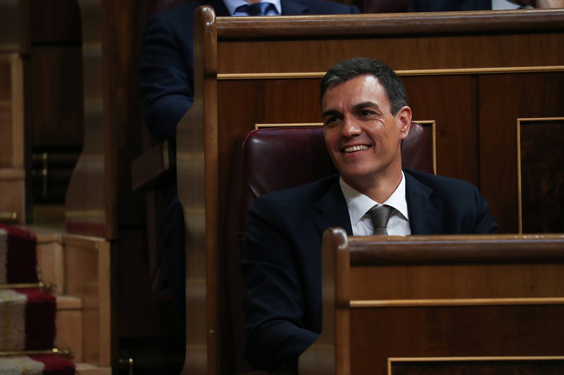 社會黨領袖桑切斯（Pedro Sanchez）獲加泰獨派、巴斯克民族主義黨等支持，預料成為下一任西班牙首相。（路透社）