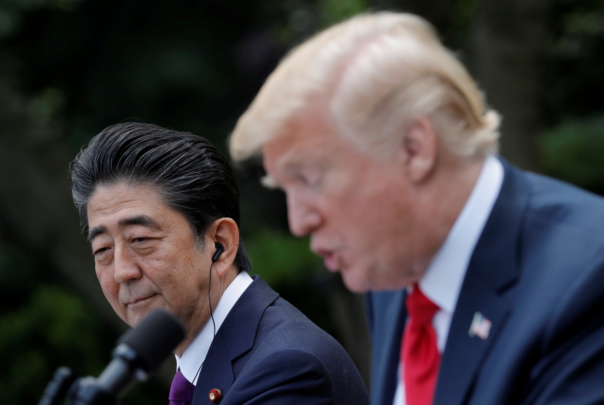 安倍晉三稱願與朝鮮直接會談　讚揚特朗普明白日本人被綁問題