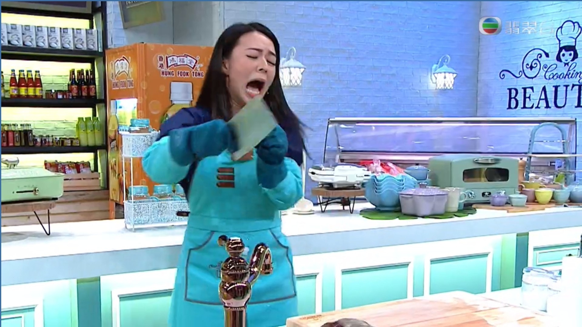 《美女廚房》第2集(電視截圖) 《美女廚房》第2集(電視截圖)